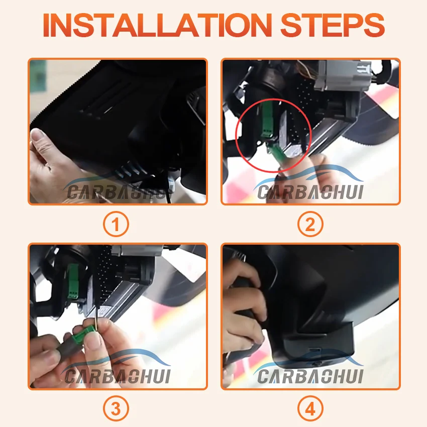 لفولفو XC40 2022-2025 4K HD داش كام ل كاميرا السيارة مسجل داشكام واي فاي جهاز تسجيل أجهزة تسجيل السيارات اكسسوارات App التحكم