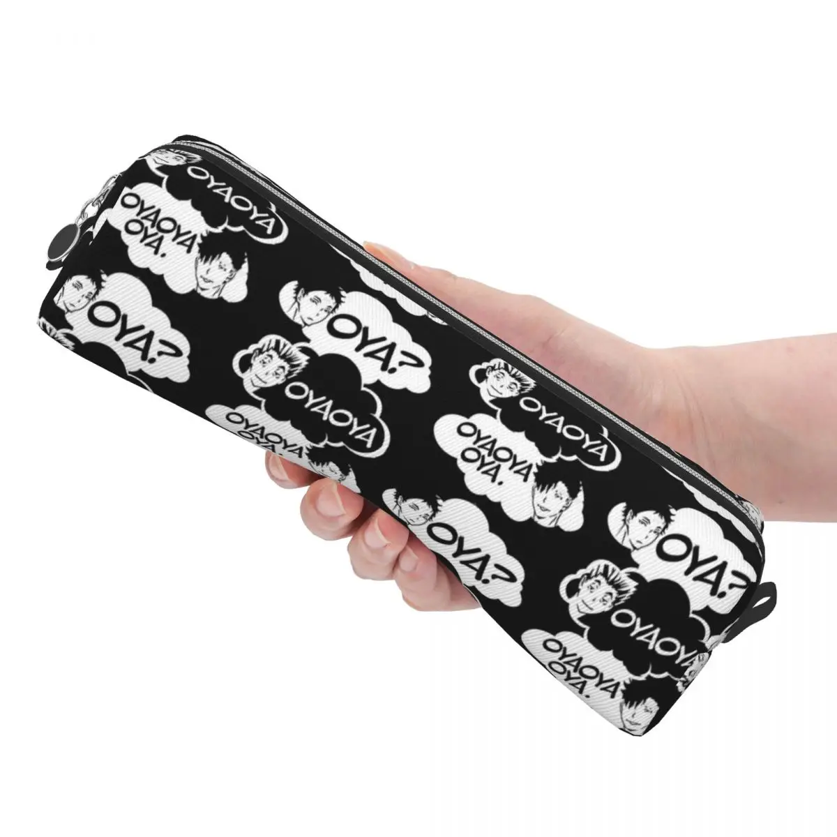 مقلمة Oya Haikyuu Kuroo Anime Pencilcases صندوق القلم للفتيات والأولاد حقيبة تخزين كبيرة اللوازم المدرسية والهدايا والقرطاسية