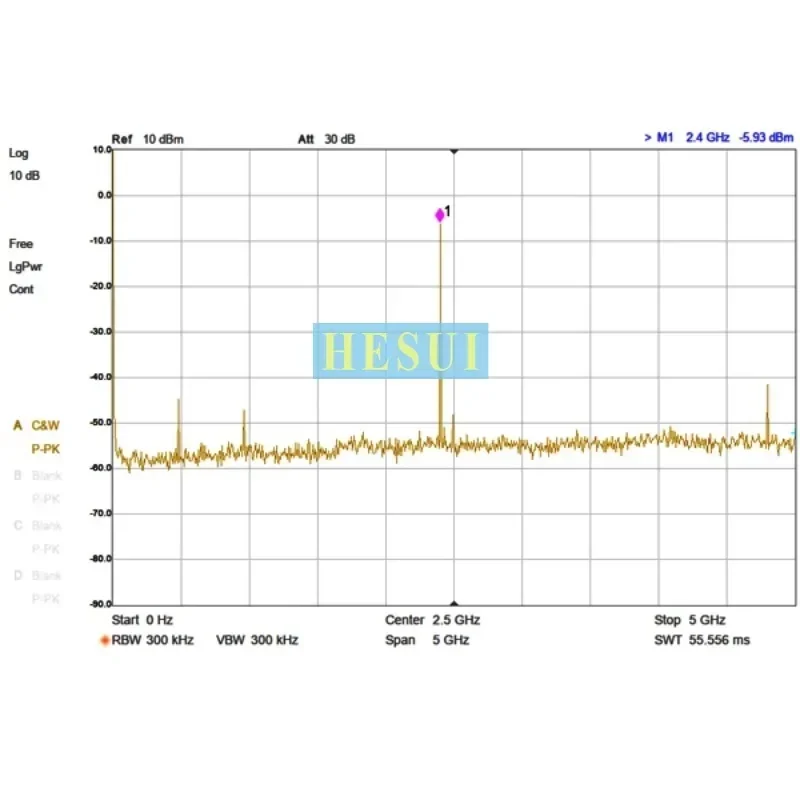 2.4GHz active crystal oscillator, 2400MHz high precision fixed frequency signal source, standard signal generator Module