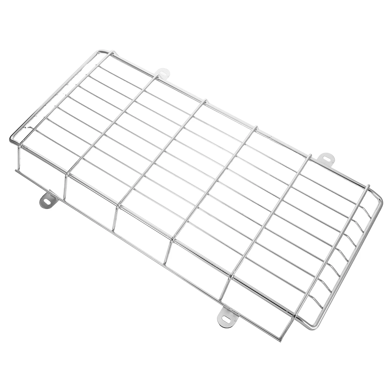 

1 Set School Exit Sign Light Protective Cover Metal Wall Mounted Cage For Emergency Lights Reusable Damage Prevention Guard