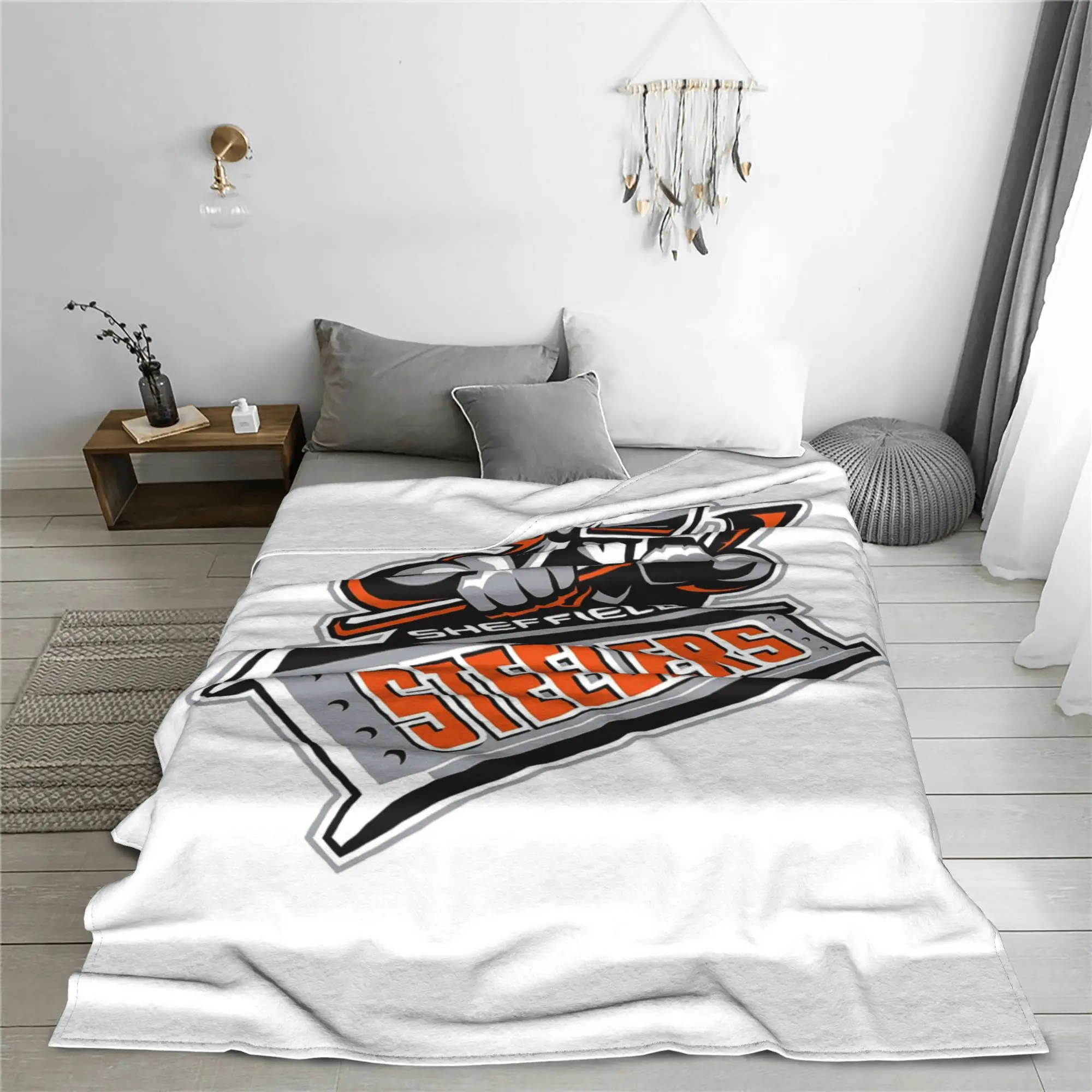 

Одеяло Sheffield Steelers, теплое фланелевое одеяло для дивана для дома, спальни, дорожные пледы, покрывало, одеяло