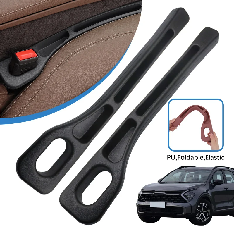 2PCS Car Seat Gap Filler Set Decoration Interior Accessories For Kia Sportage 1 2 3 4