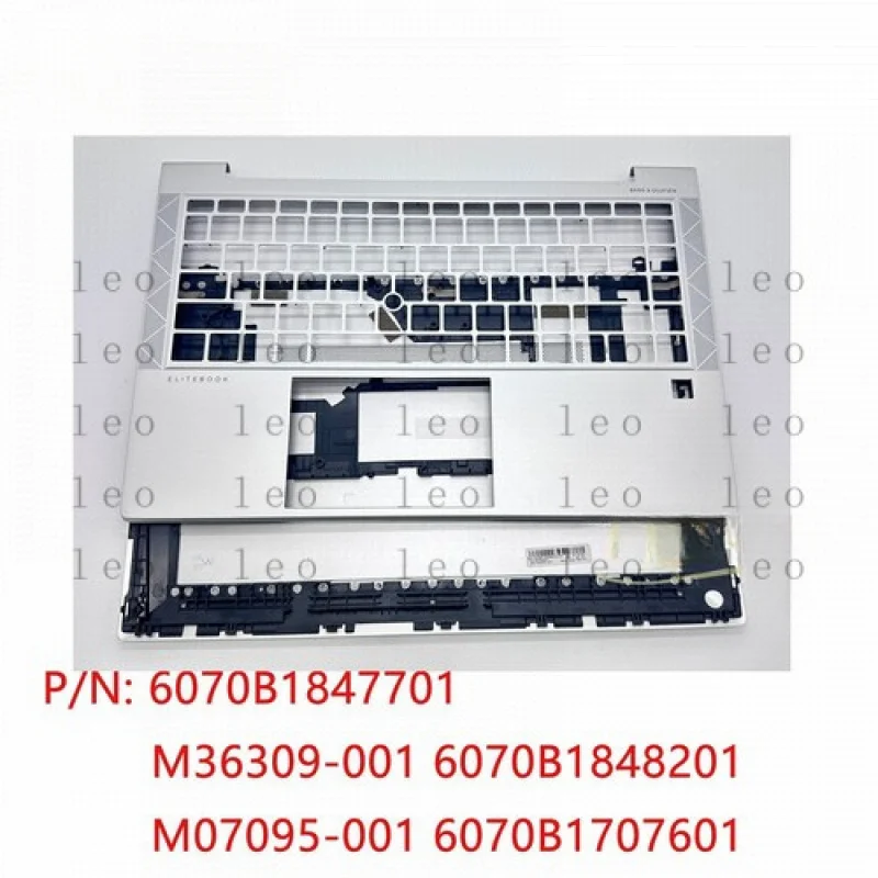 

GG Silver New For HP Elitebook 840 745 G7 Palmrest Upper Case + Bottom Base Cover