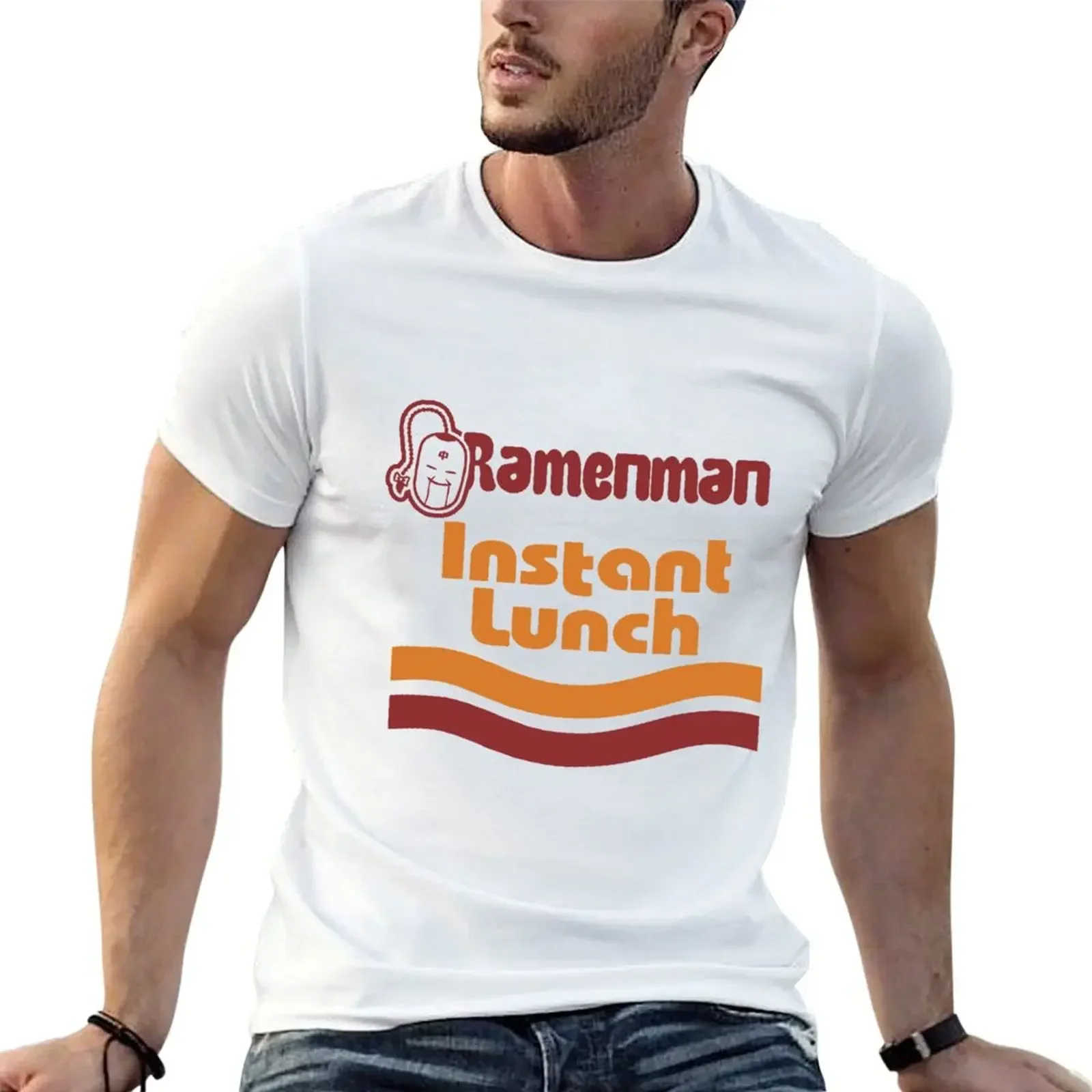 Ramenman Instant Lunch T-Shirt cotton graphic tees vintage t shirts summer tops Men's clothing