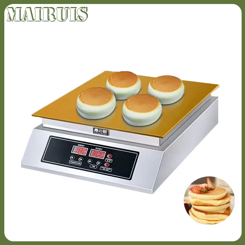 

Electric Souffle Pancakes Maker Dorayaki Baker Double Plate Digital Display Muffin Maker Souffle Pancake Machine Snack Machine