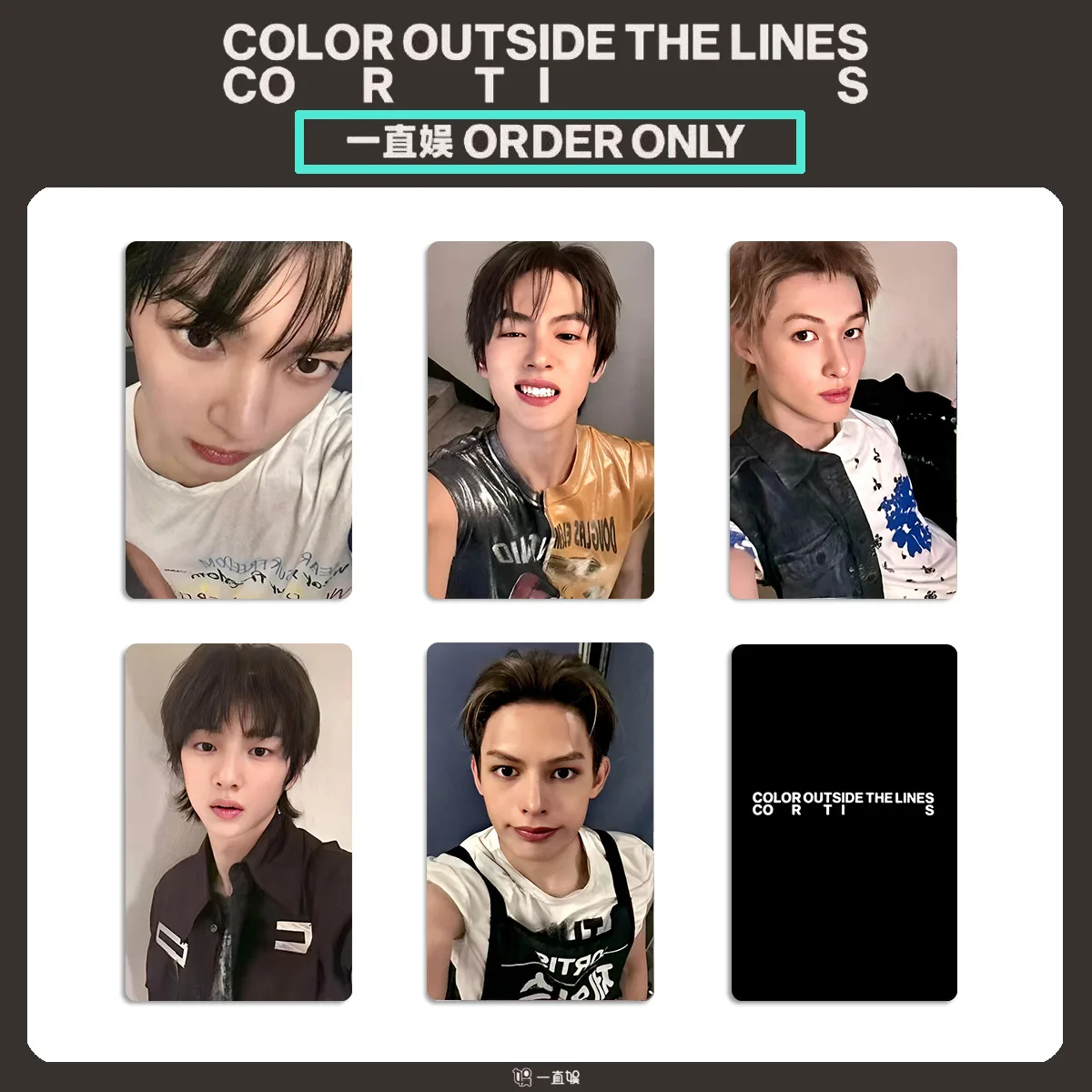 5pcs CORTIS PhotoCards YIZHIYU Loja Cartões de sorte WVS Loja Cartões de benefícios SEONGHYEON KEONHO JAMES Coleção de fãs