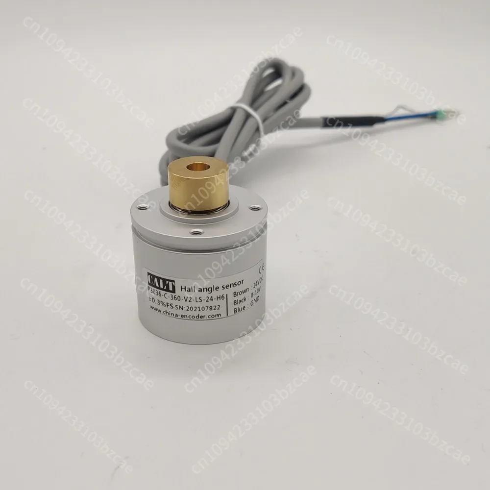 

NEW 8mm Hollow Shaft Hall Encoder Magnetic Type with 0-360 Range and 0-5v Output Angle Sensor