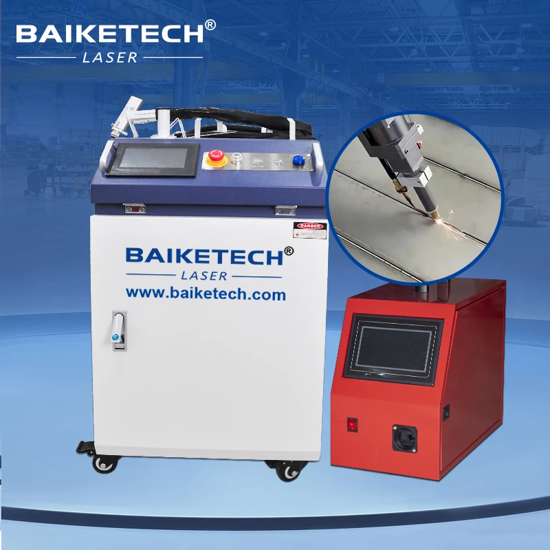 

1500W Raycus 3 in 1 Handheld Fiber Laser Welding Cutting Cleaning Machine Lazer Welder with Wire Feeder Factory
