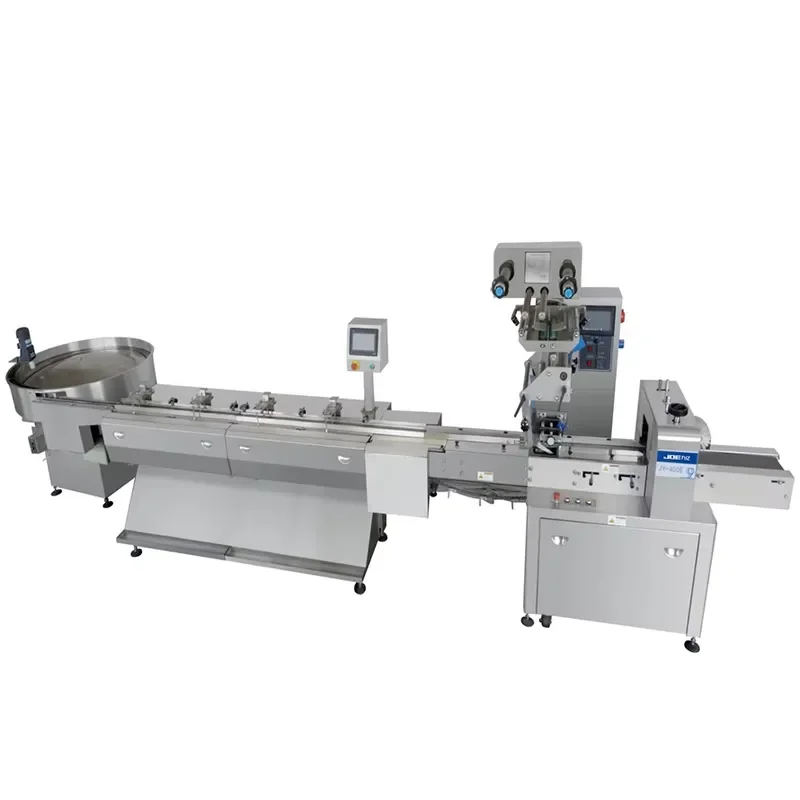 for High Speed Automatic Commercial Horizontal Pillow Packaging Machine for Food Plastic Film Aluminum Foil Bag Packing