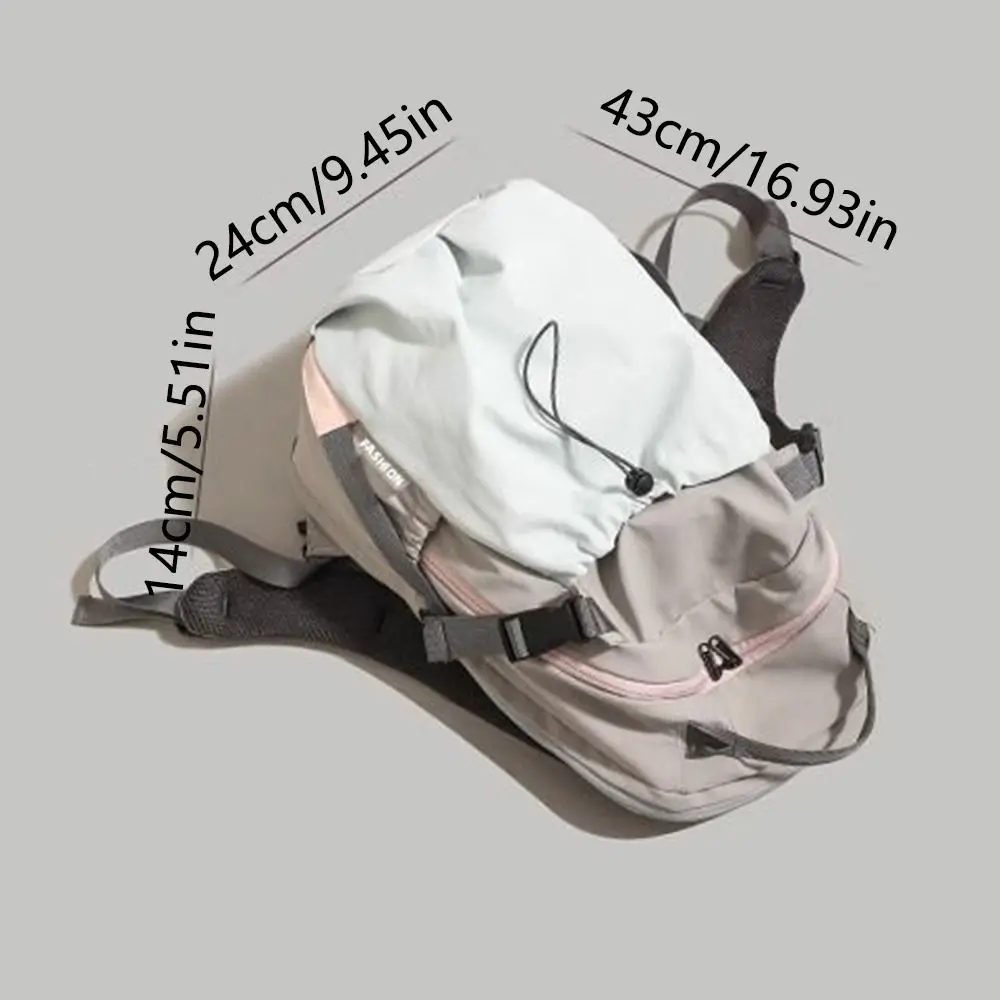 Vintage-Arbeitskleidungsrucksack mit Kordelzug, verstellbare Träger, großes Fassungsvermögen, Unisex-Rucksack, bequemer Rucksack aus weichem Nylon, Sport-Fitnessstudio