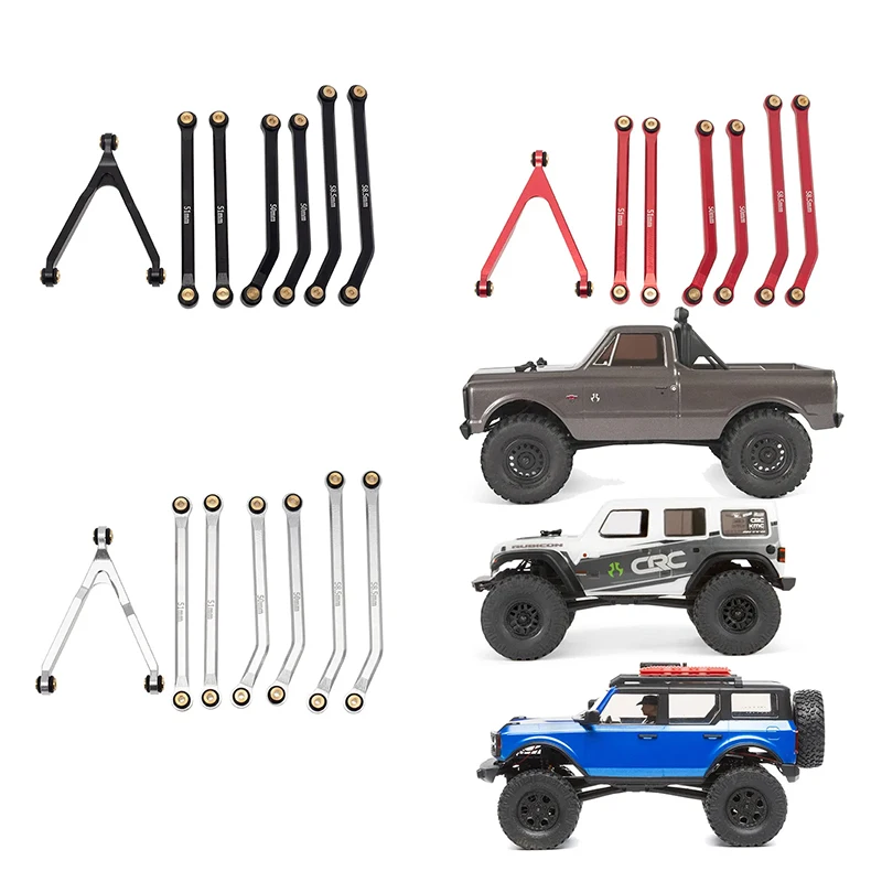 

1/24 RC Car Axial SCX24 C10 Bronco JEEP CNC Aluminum High Clearance Chassis Tie Rod