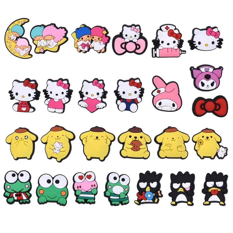 

Sanrio Diy Jewelry Accessories PVC Soft Patch Hello Kitty DIY Mobile Phone Case Decoration Accessories Jewelry Materials