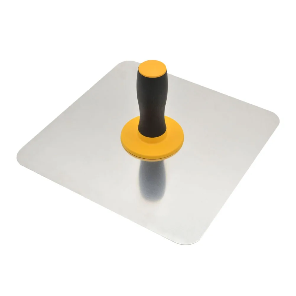 مجرفة ألومنيوم بمقبض بلونين، لوح طين لأداة تسوية التجصيص الخرساني، مجرفة يدوية لسطح تلميع البولندية