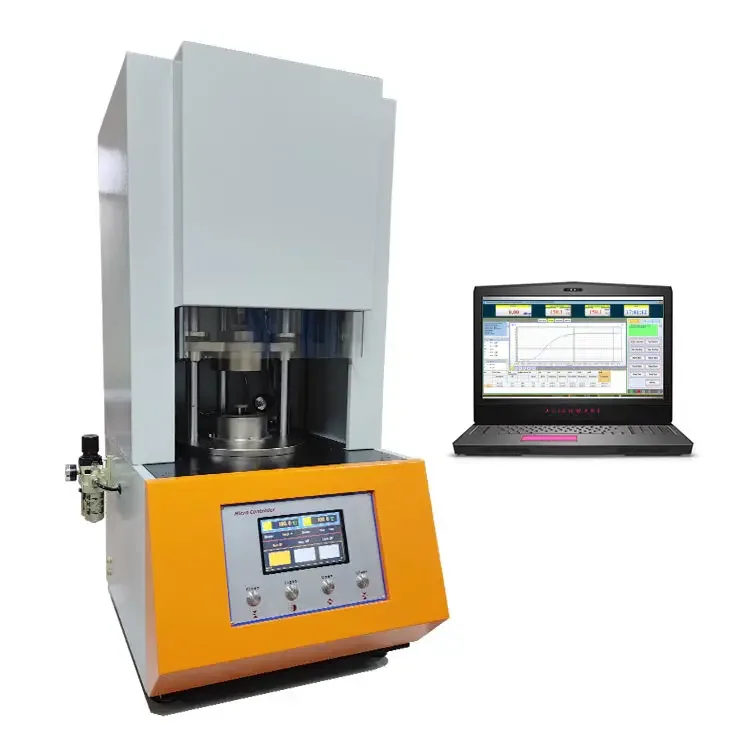 Professional Lab Moving Die Programmable Rotorless Electronic Rheometer Rubber No Rotor