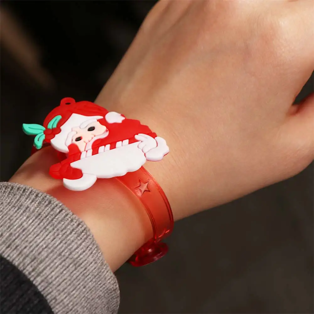

3PCS Plastic LED Light Up Bracelets Cartoon Glowing Effect Glowing Wristbands Adjustable Glowing Bracelets Birthday Party