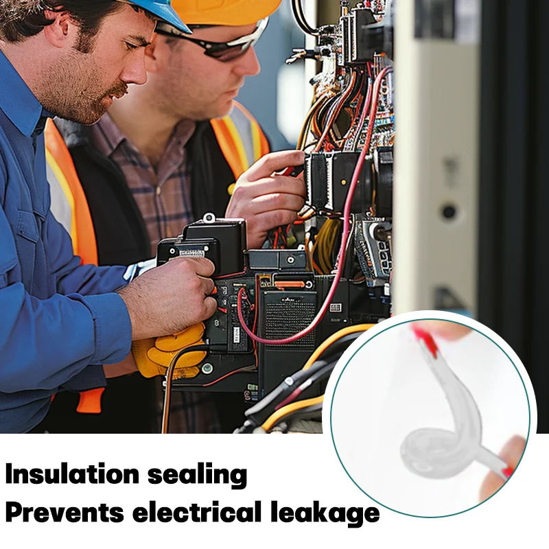 Fita elétrica líquida, pasta de isolamento à prova d'água, secagem rápida, uso doméstico, cabo de fio, reparo, cola, linha de fixação, cola para fios