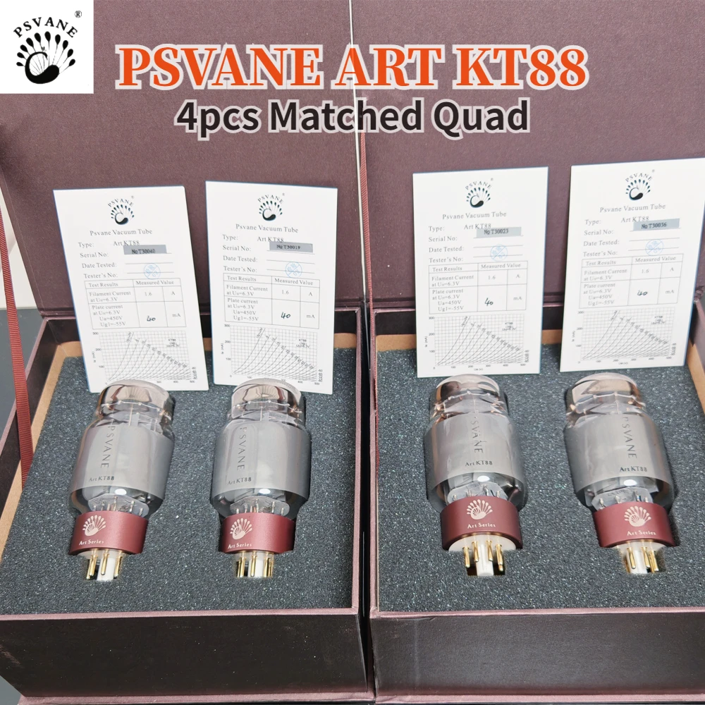 PSVANE Vacuum Tube ART KT88 Upgrade EL34 KT66 6550 KT120 KT77 KT100 WEKT88 Audio Valve Electron Tube Amp Diy Precision Matched