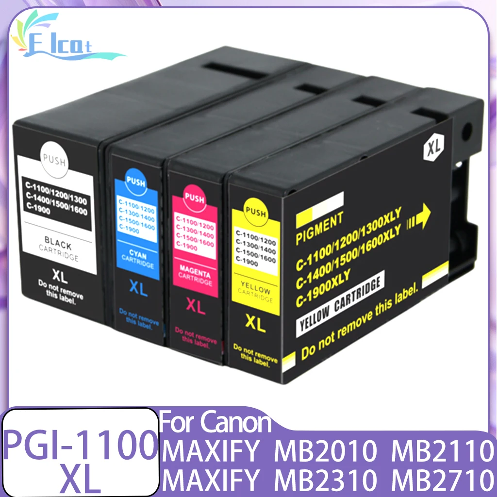 

PGI-1100XL PGI-1100 PGI1100 PGI1100XL картридж с чернилами, совместимый для Canon MAXIFY MB2010 MB2110 MB2310 MB2710 картридж для принтера