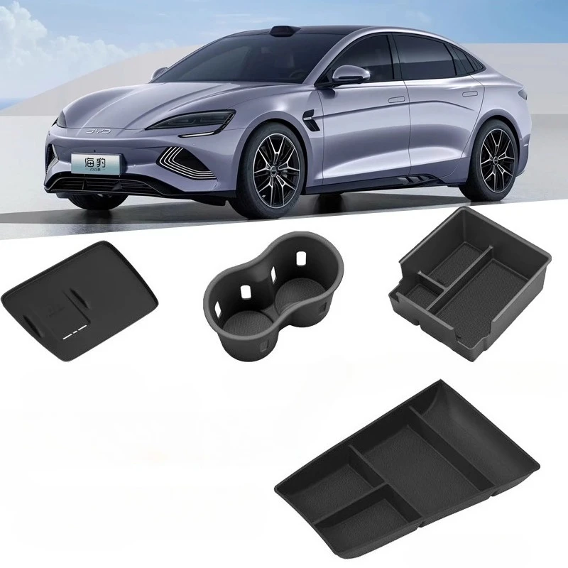 

Для BYD уплотнение EV центральное управление подстаканник подлокотник ящик ящик для хранения беспроводная зарядная панель