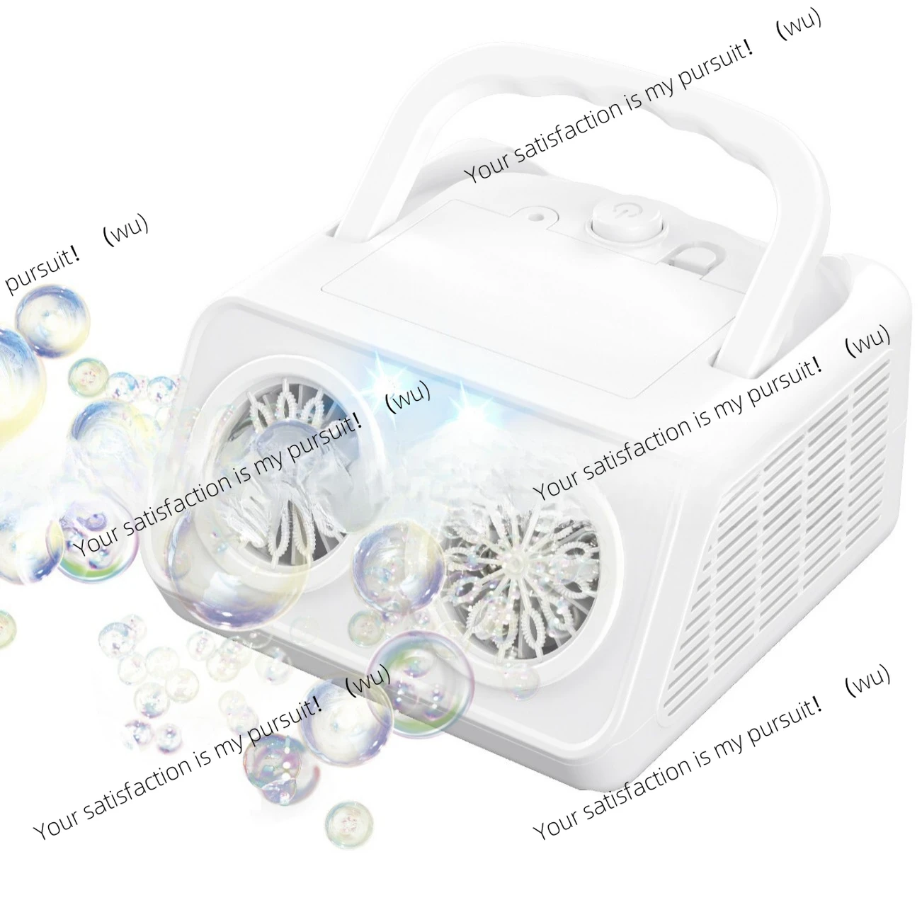 ZOCI-New Small Double Hole Stage Electric Bubble Machine Wedding Live Performance Wedding Celebration Special Bubble Machine