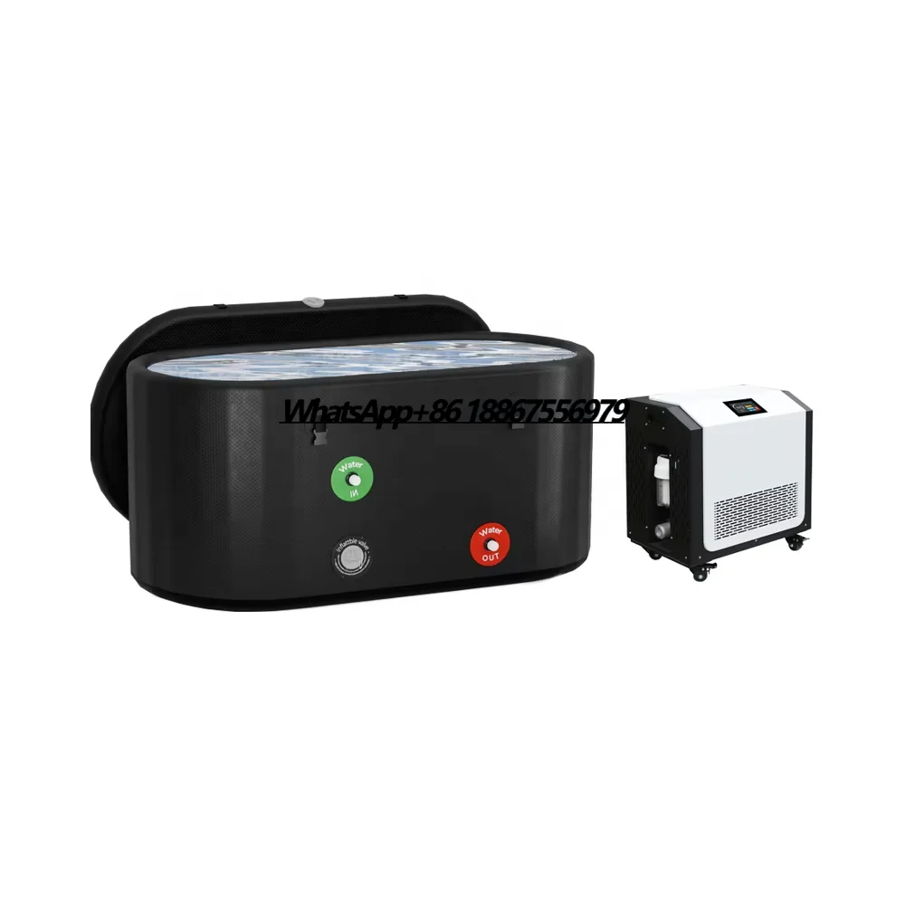 

OMNI 1HP 0 Degrees Ice Bath Inflatable Folding Tub with Chiller Filter Cooling System Bathtub Cold Plunge