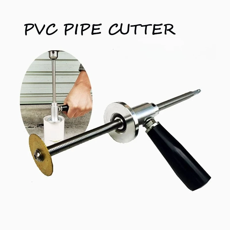 

Труборез для внутренней резки труб, сантехнический инструмент для точной резки ПВХ труб от 1-1/2 до 8 дюймов, с регулируемой глубиной реза до 7 дюймов