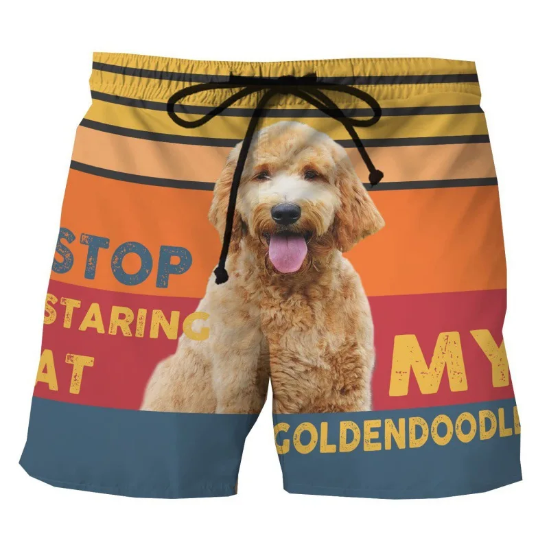 Summer Animal 3D Print Men's Hawaiian Beach Shorts Mens Swim Casual Board Pants Oversized Surfing Swimsuits Trunks Man Clothing