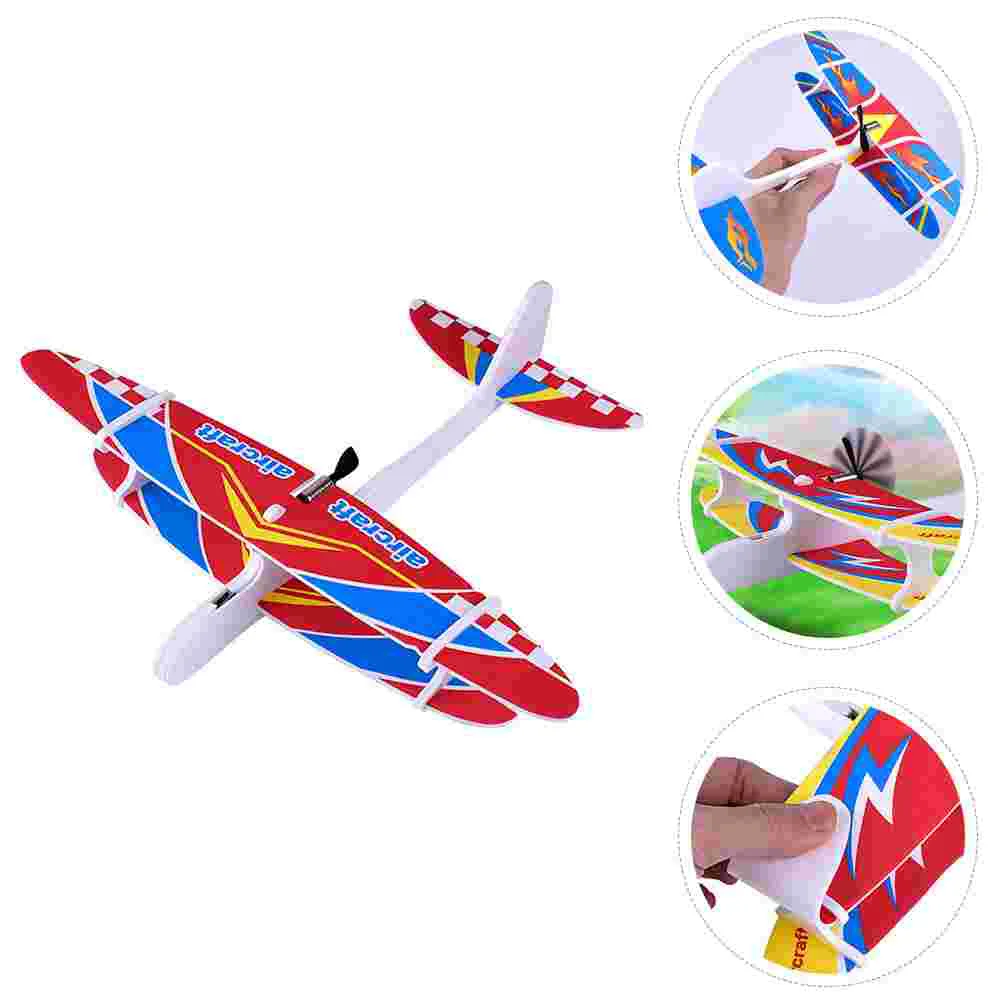 

Foam Plane Children Throwing Toy Airplane Glider Foams Aircraft Creative Kids Electric