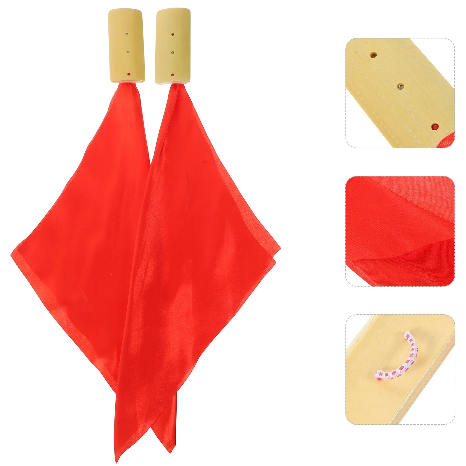 

Kids Musical Instruments Red Silk Chinese Percussion Major Kuaiban Child