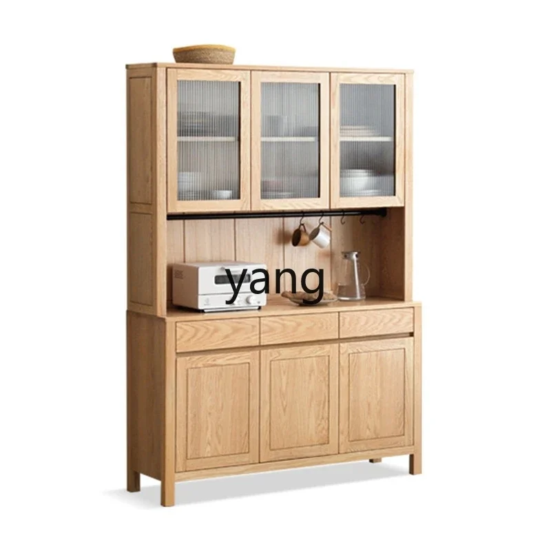 CX solid wood dining edge simple modern tea cabinet household locker