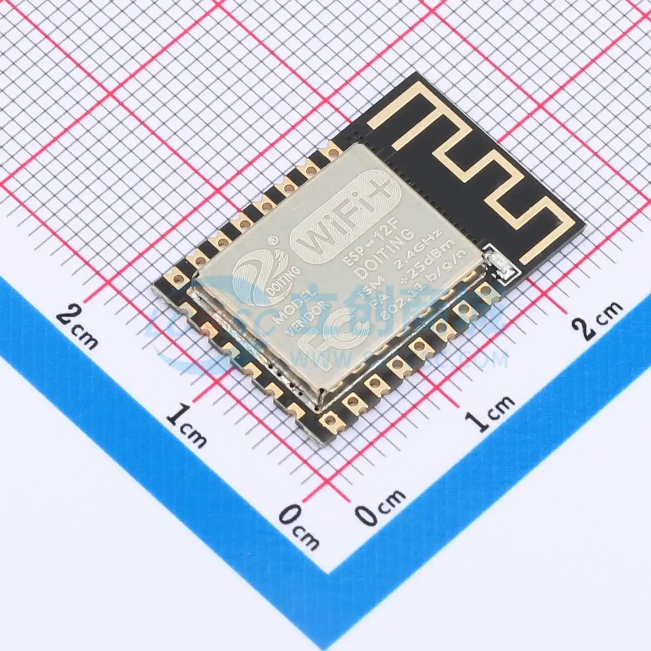 7pcs ESP-12F SMD 24x16mm WIFI4 UART WiFi Wireless IoT Smart Home Module