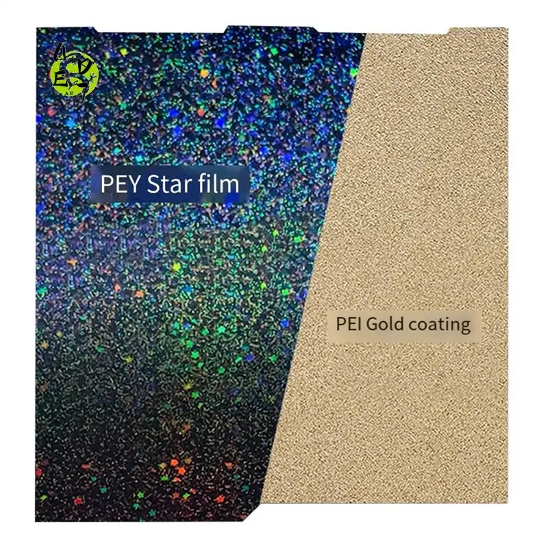 

AED7-Для Anycubic Kobra 3 Комбинированная объединительная пластина 256X268 Лист пружинной стали ПЭТ PEY Лист для сборной пластины Kobra 3 Часть 3D-принтера