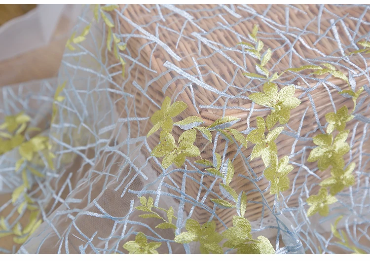 

1 ярд, эластичная кружевная ткань для вышивки, сетчатая ткань для вышивки, высококачественное свадебное платье, сделай сам, пэчворк