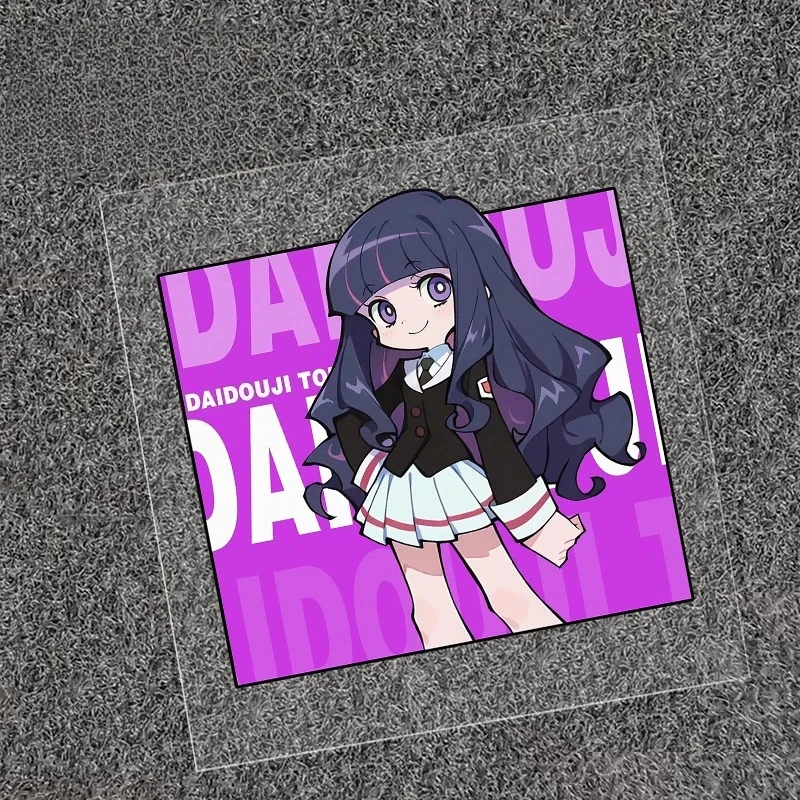 Anime Vinyl Car Sticker Waterproof Sunproof Decal Electric Bicycle Motorcycle Car Body Window Scratch Cover Personalized Decor