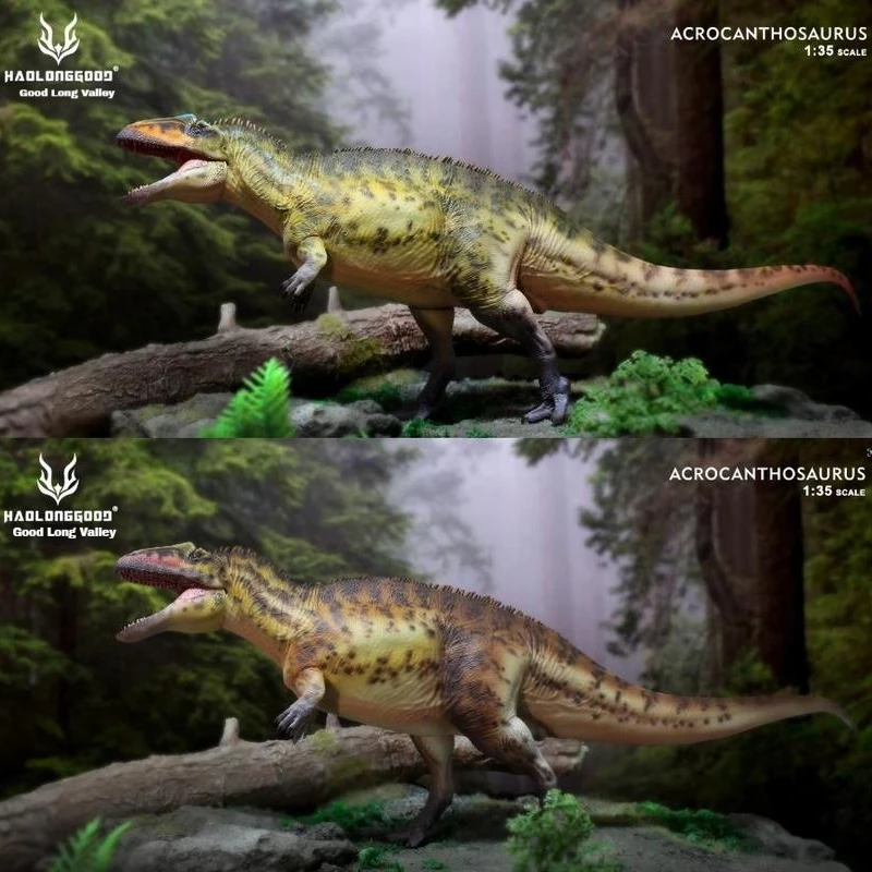 

Модель динозавра акрокантозавра Haolonggood 2026, имитация, коллекционная игрушка из юрского периода, подарок для детей