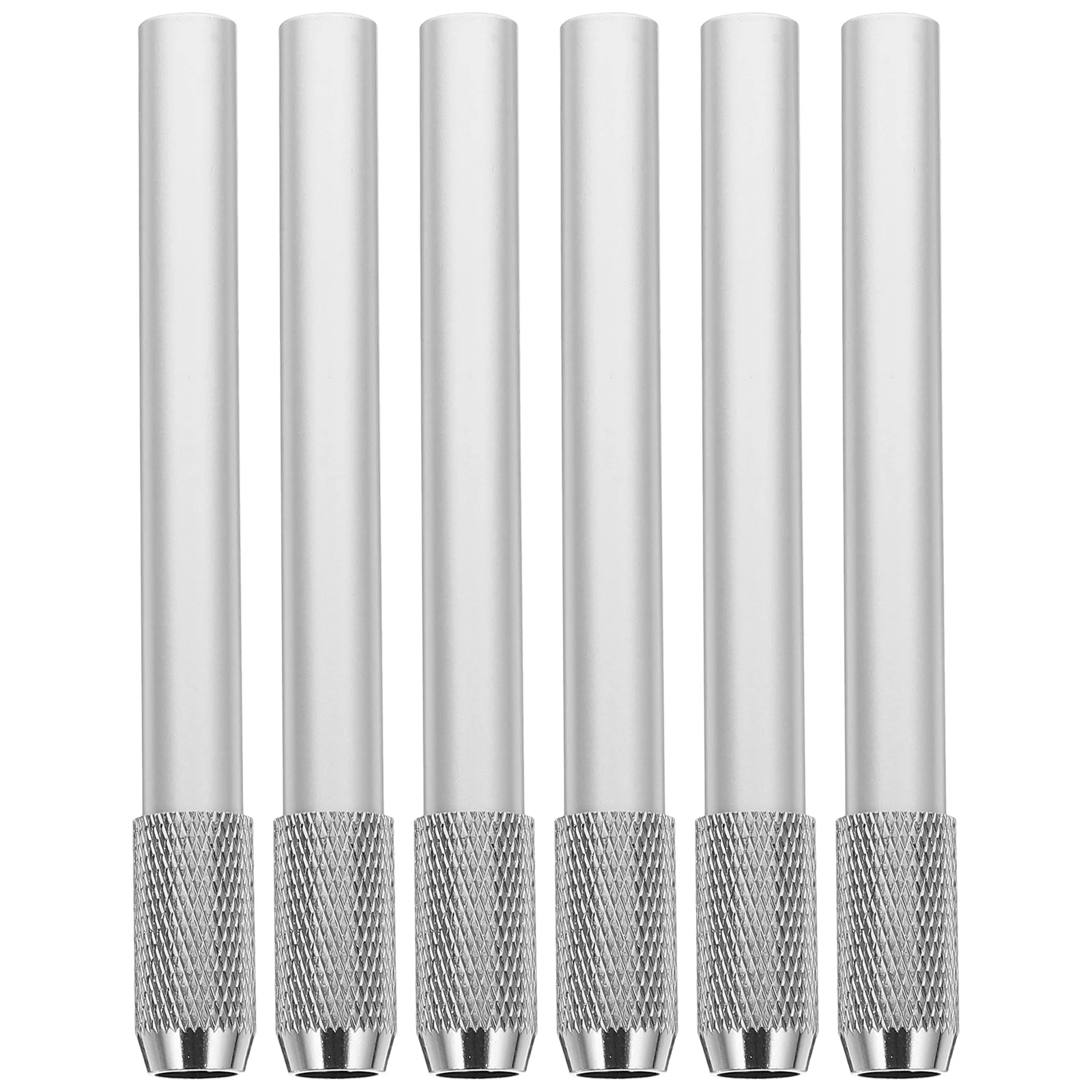 

6 Pcs Pencil Extender Colored Pencils Holder for Desk Case Double Head