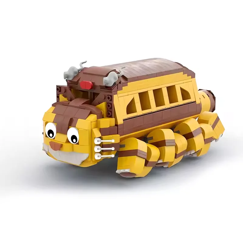 

Wildcat Bus Classic Anime MOC Comics Surrounding Dolls Bus Monster Assembly Building Block Toy Ornaments DIY Handmade gifts