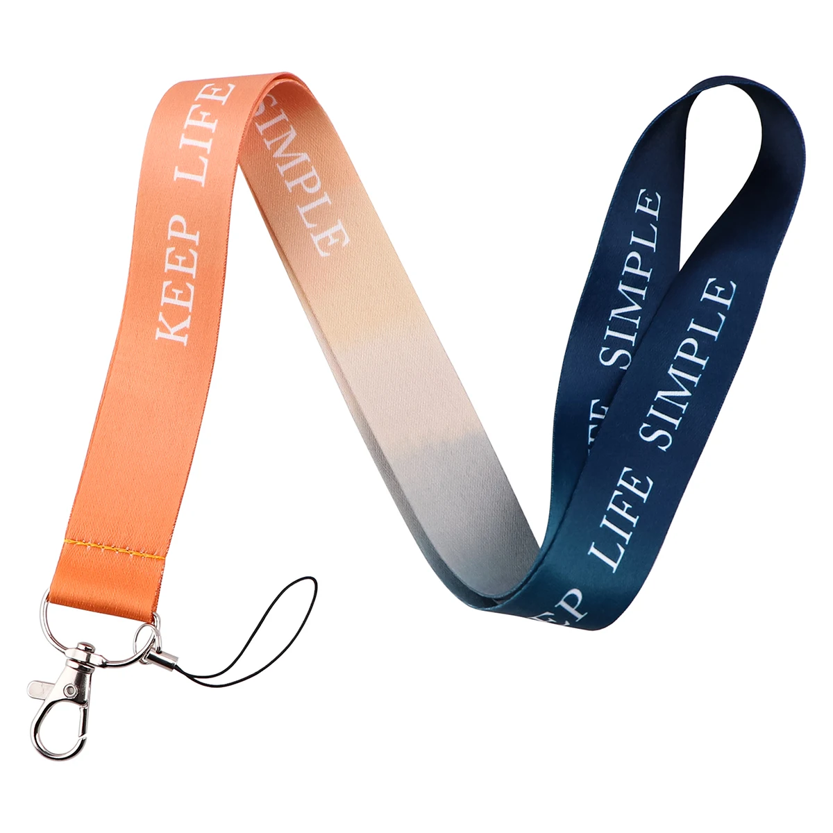 Keep Life Simple Neck Strap Keychain Lanyard Credit Card Holders Keycord Key Holder DIY Hanging Rope Phone Accessories image 6