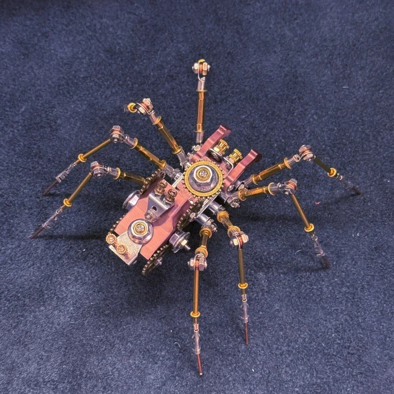 

New 3D Puzzle Spider Metal Model Kit DIY Assembly Steampunk Mechanical Insects Ornament Handmade Toy Kids Adults Gift