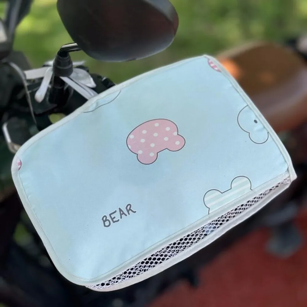 

Универсальные солнцезащитные перчатки для электромобилей, водонепроницаемые, ветрозащитные, для руля мотоцикла, с милым дизайном в виде медведя, дышащие