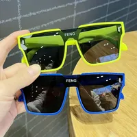 Trendy Big Frame Oversized SunGlasses UV400 Protection Performance Shades Camping Fishing Stage Kids Sunglasses for Women & Men