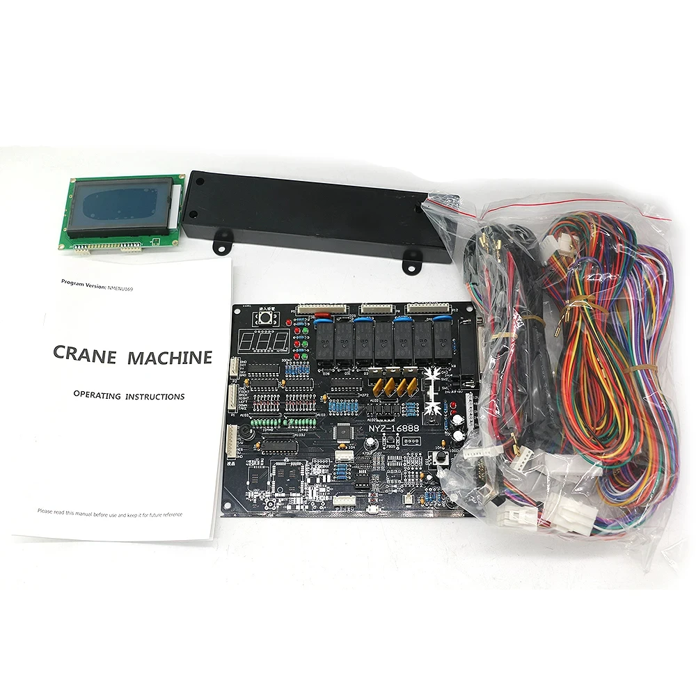 

DIY Crane Machine Kits Arcade Game Machine Parts Claw Machine Motherboard VGA Gantry interface With Harness Wire Crane Game PCB