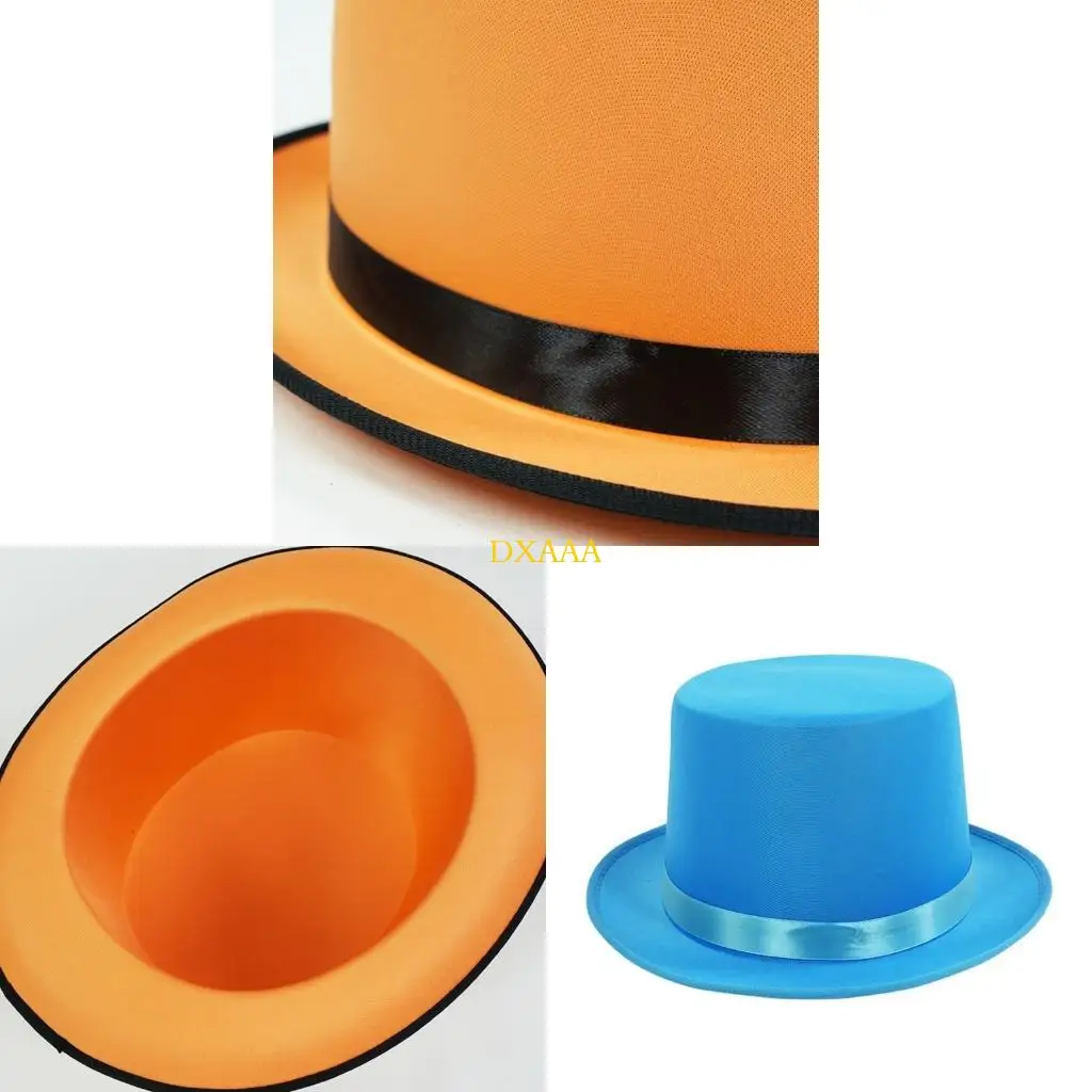 DXAA Comfortable Unisex Top Hat Breathable Fabric Stage Essential
