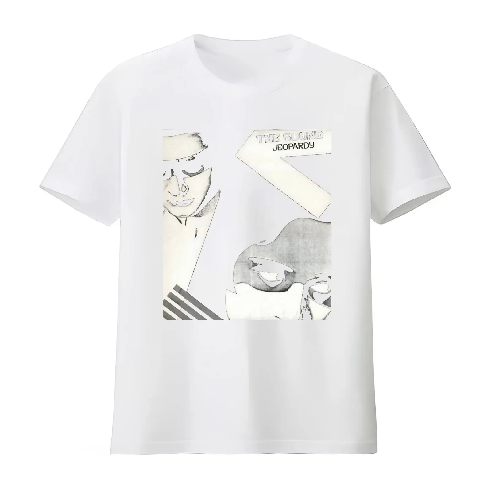 The Sound - Jeopardy T-Shirt Summer Casual Cotton Tee Oversized Streetwear Tops Vintage Graphic Print Loose Fit Short Sleeve