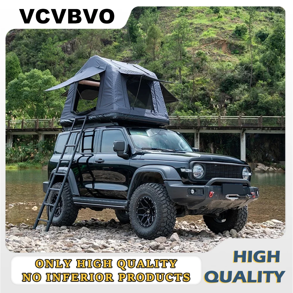 

Надувная палатка на крыше, непромокаемая дорожная палатка, воздушная палатка, кемпинг на открытом воздухе, надувной поплавок для лодки, аксессуары для лестниц с алюминиевым столбом