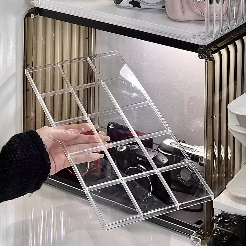 Polaroid Camera Storage Box Display Rack Transparent Digital Camera Dust Cabinet Lens Accessories Organizer Desktop Storage Box