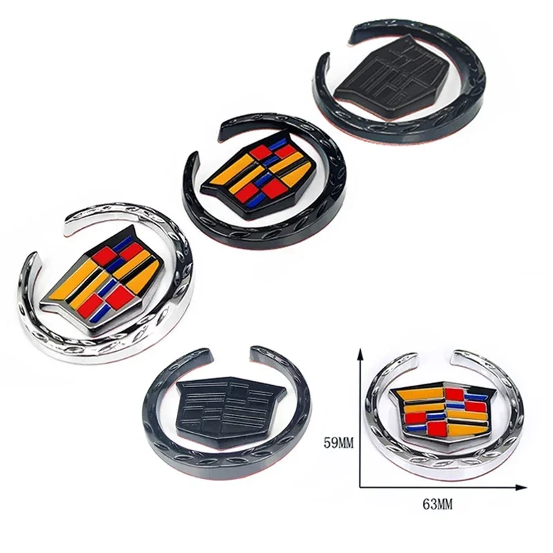 Pegatinas redondas Premium para ventana lateral de coche, pegatinas para carrocería de coche, para Cadillac Escalade CTS DTS STS XTS ATS BLS CT5 CT6 XT5 XT6, 1 unidad