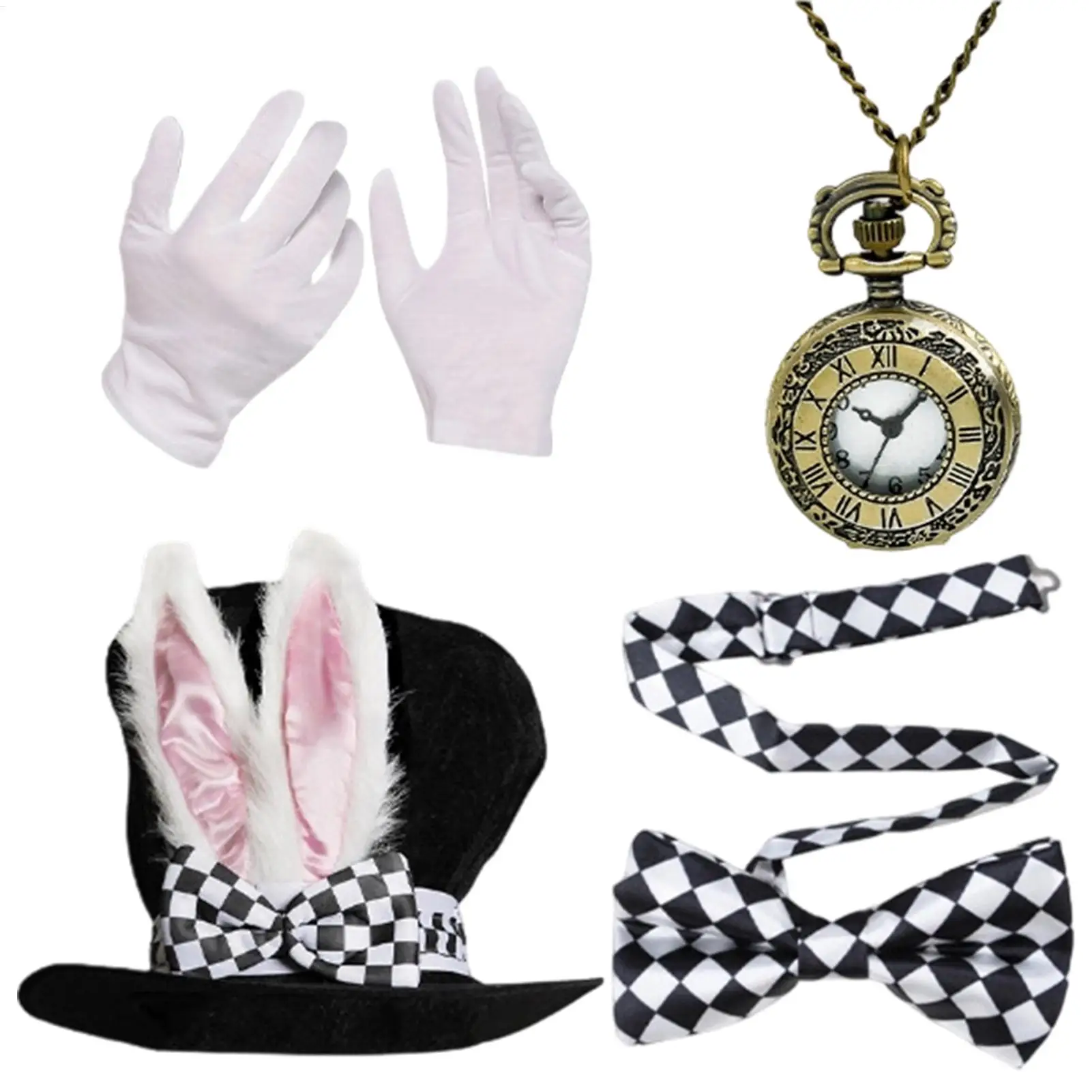 Osterhase-Kostüm für Erwachsene, Cosplay-Outfit, Hasenhut-Set, Feiertagskleidung für Bühnenauftritte, Party-Dekoration