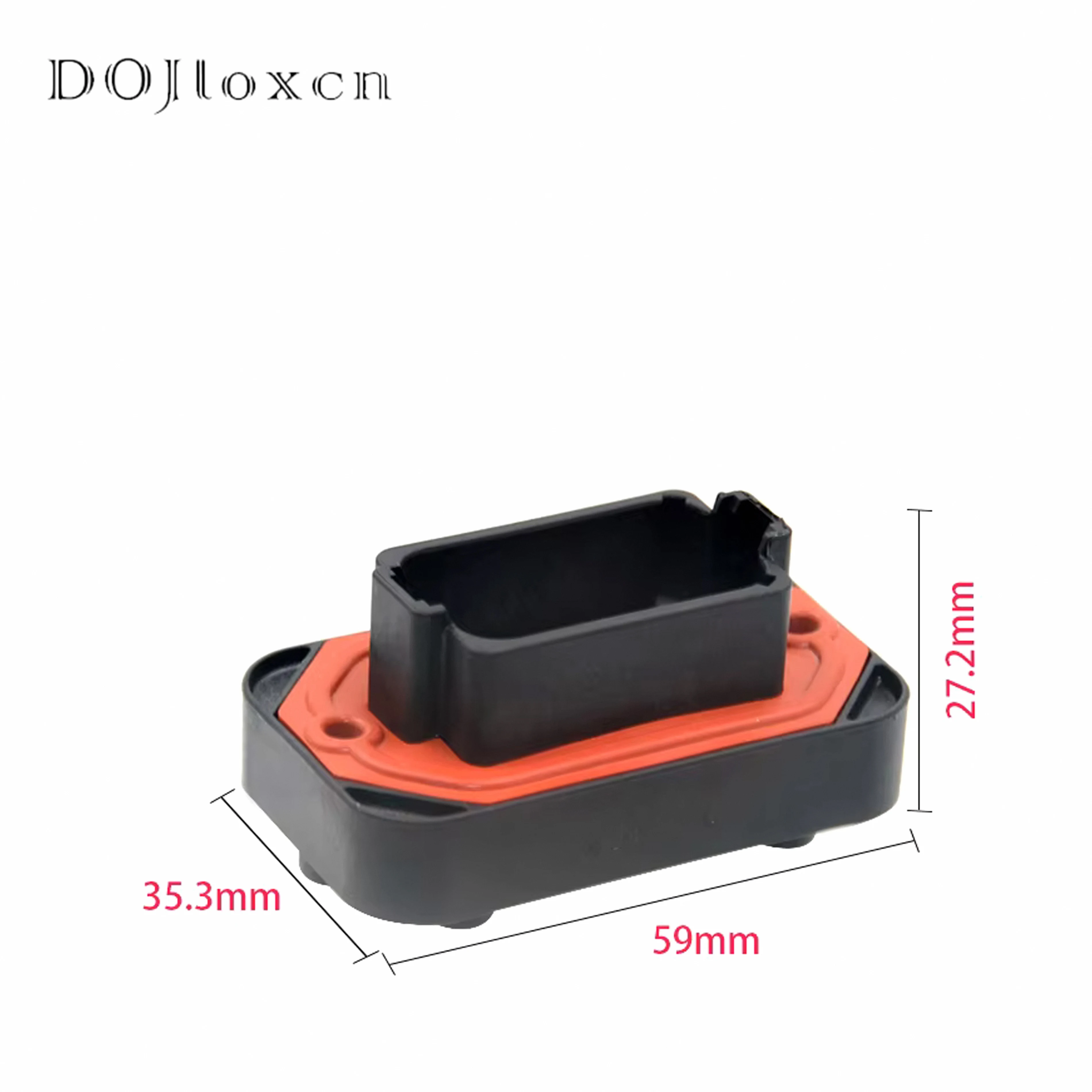 1 Set 12 Pin DT15-12PA (BCD)DEUTSCH Black Male Connector PBC Straight Needle Seat Auto Waterproofing Wiring Socket