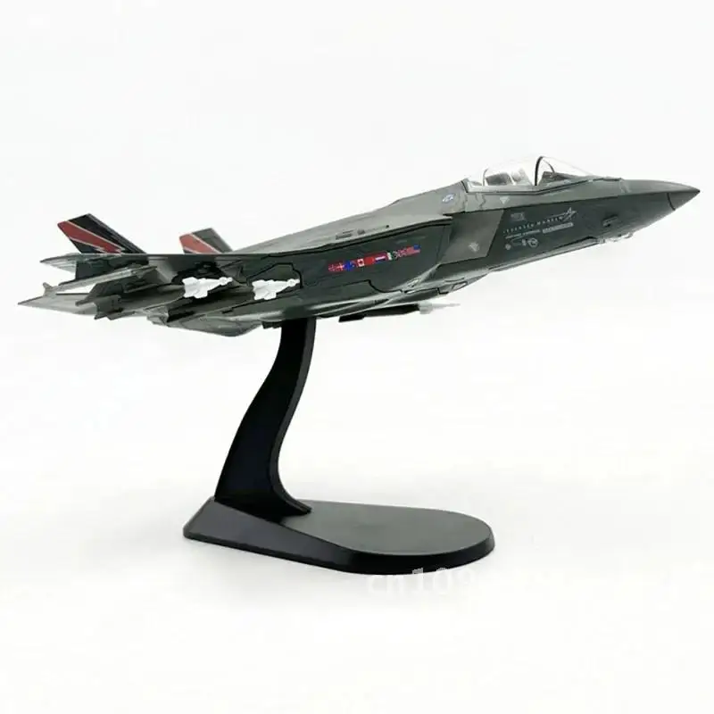 1/72 Acale USAF F35 F-35A Lightning II Kampfflugzeug Flugzeug Druckguss Legierung Metall Modell Spielzeug Für Sammlung-Flug Modus